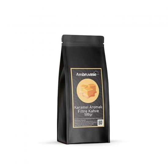 AMBRUVASE KARAMEL AROMALI FİLTRE KAHVE 500 GR