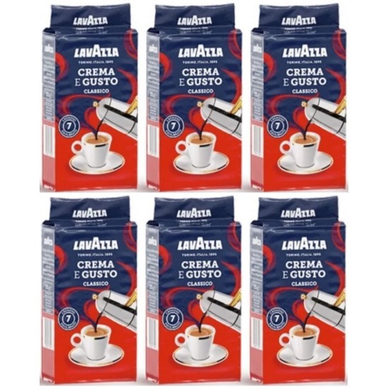 Lavazza Crema e Gusto Classico filtre kahve 250 gr x 6