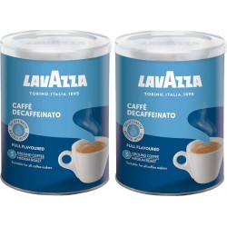 LavAzza Caffe Decaffeınato Kafeinsiz Öğütülmüş Kahve teneke kutu 500 gr (250grx2 kutu)