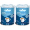 LavAzza Caffe Decaffeınato Kafeinsiz Öğütülmüş Kahve teneke kutu ikili set 500 gr 250 grx2