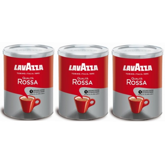 Lavazza Qualita Rossa Teneke Filtre Kahve 250 Gr x 3