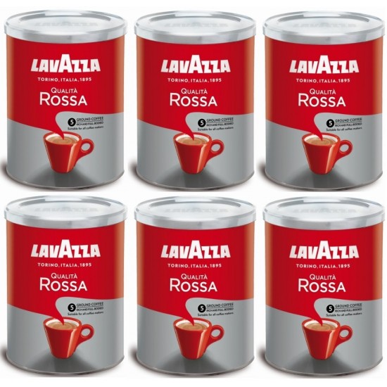 Lavazza Qualita Rossa Teneke Filtre Kahve 250 G x 6 kutu (1500gr)