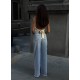 Hafen Pinterest Zincir Detaylı Jean kot pantolon Free Blue model 