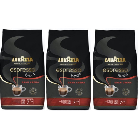 LavAzza Espresso Barista Gran Crema Çekirdek Kahve - 3 kg (1 kg x 3 paket)