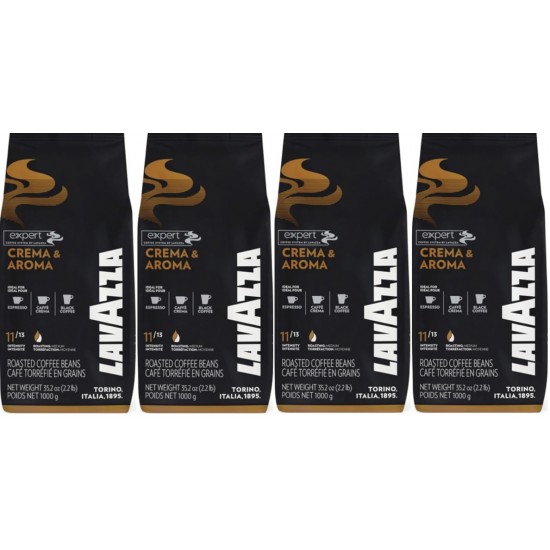Lavazza Expert Crema & Aroma Çekirdek Kahve 4 KG (1 kg x 4 paket)