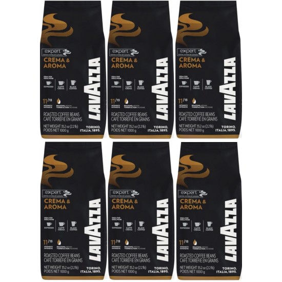 Lavazza Expert Crema & Aroma Çekirdek Kahve 6 KG (1 kg x 6 paket)