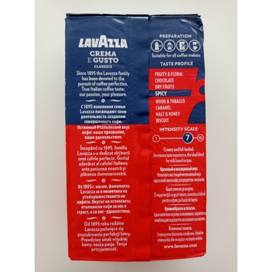 Lavazza Crema e Gusto Classico filtre kahve 250 gr