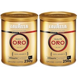 LavAzza Qualita Oro Filtre Kahve Teneke Kutu ikili Set 250 GR x 2 Orijinal