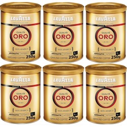 LavAzza Qualita Oro Filtre Kahve Teneke Kutu altılı Set 250 GR x 6 Orijinal