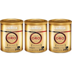 LavAzza Qualita Oro Filtre Kahve Teneke Kutu Uclu Set 250 GR x 3 Orijinal