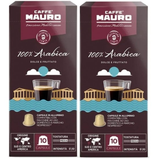 Caffe Mauro %100 Arabica Nespresso Kapsül 20 Kapsul