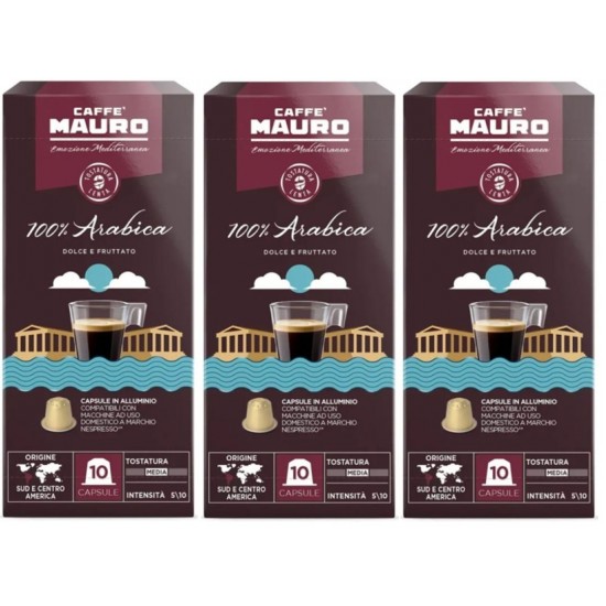 Caffe Mauro %100 Arabica Nespresso Kapsül 30 Kapsul