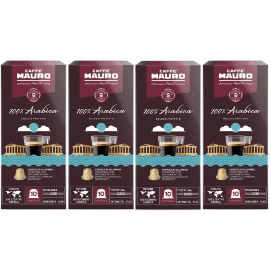 Caffe Mauro 100% Arabica Nespresso Kapsül 40 Kapsul