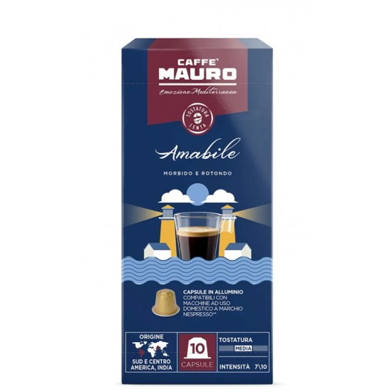 Caffe Mauro Amabile Nespresso Kapsül 10 kapsul