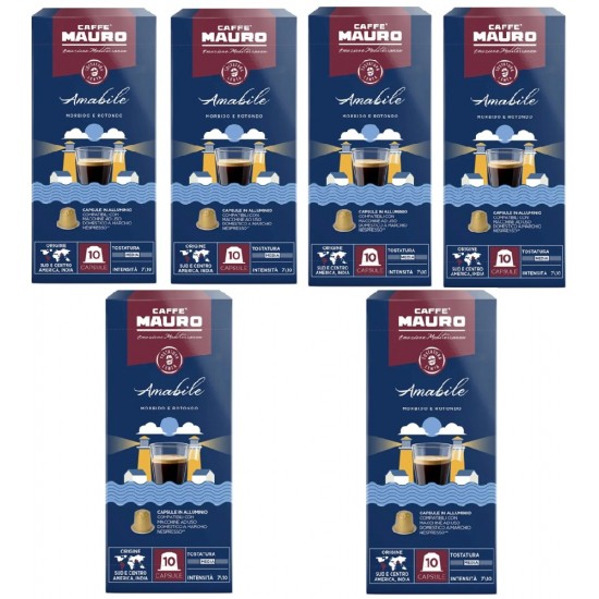 Caffe Mauro Amabile Nespresso Kapsül kahve 60 kapsul