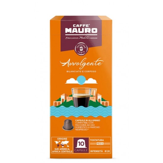 Caffe Mauro Avvolgente Nespresso Kapsül 10 kapsul