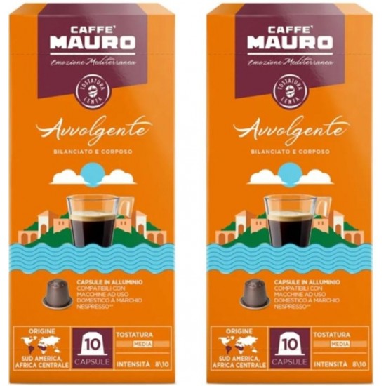 Caffe Mauro Avvolgente Nespresso Kapsül 20 kapsul