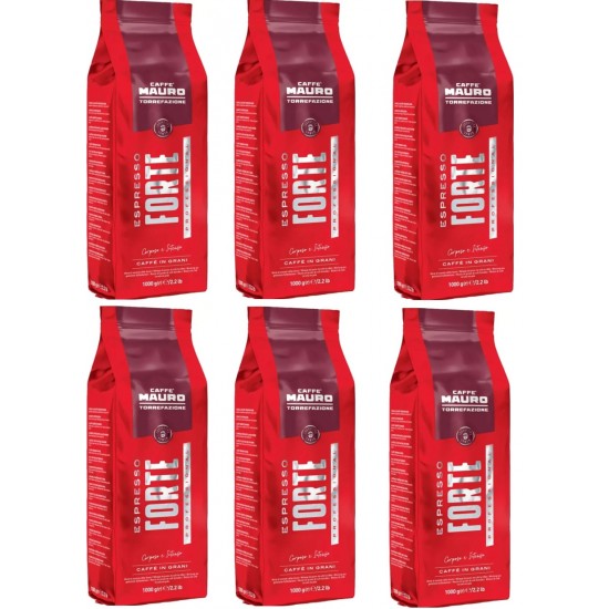 Caffe Mauro Espresso Forte Çekirdek Kahve 1 kg x 6 paket
