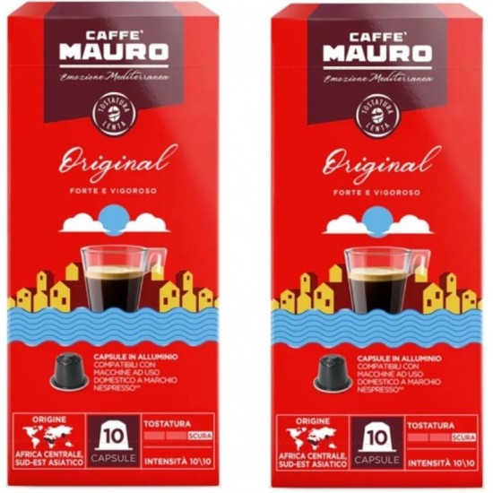 Caffe Mauro Original Nespresso Kapsül Kahve 20 kapsul