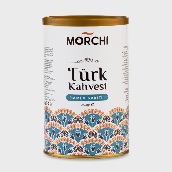 MORCHI Damla Sakızlı Türk Kahvesi 250 gr Teneke Kutu
