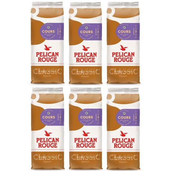 PELICAN ROUGE COURS ÇEKİRDEK KAHVE 1 KG x 6 PAKET (6 KG)