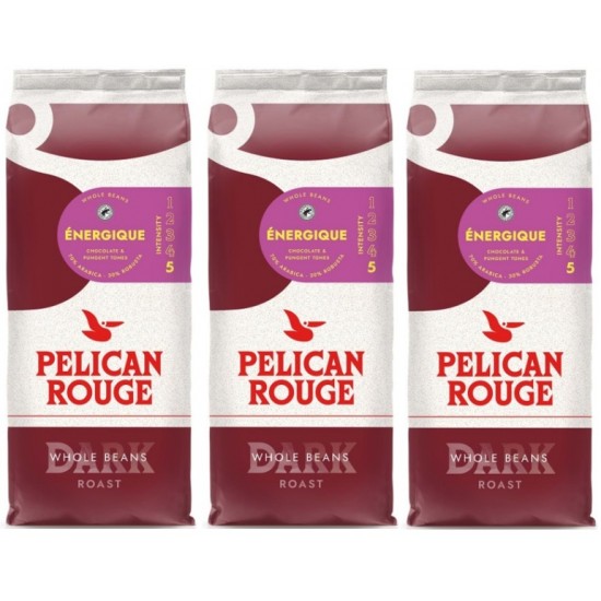 PELICAN ROUGE ENERGIQUE ÇEKİRDEK KAHVE 1 KG x 3 PAKET (3 KG)