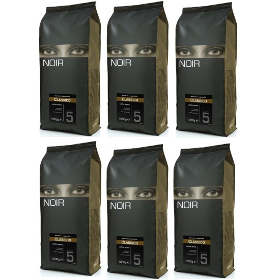 Pelican Rouge NOİR CLASSİCO ÇEKİRDEK KAHVE 1 KG x 6 PAKET (6 KG)