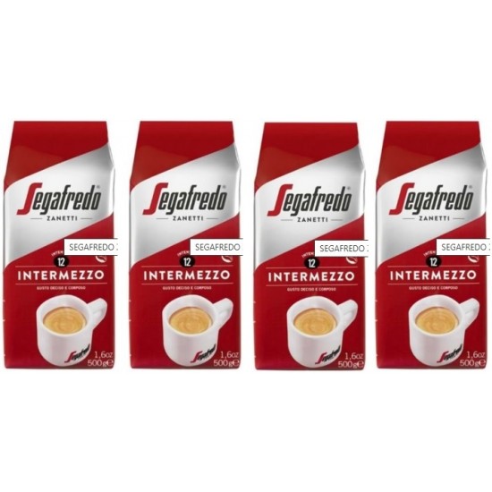 SEGAFREDO ZANETTİ INTERMEZZO ÇEKİRDEK KAHVE 500 GR x 4 (2 kg)