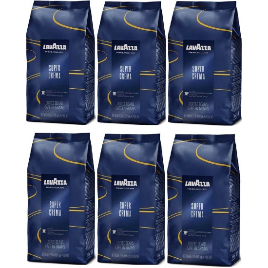 Lavazza Super Crema Espresso Çekirdek Kahve 6 KG (1 kg x 6 paket)