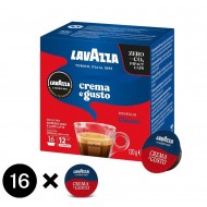 Lavazza 16'lı Lavazza A Modo Mio Crema e Gusto Kapsül Kahve